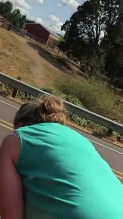 Yellow shirt crapped herself and green shirt couldn&rsquo;t handle the smell.