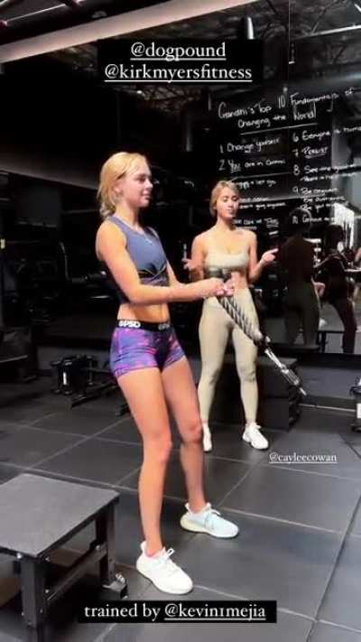 shaping her body