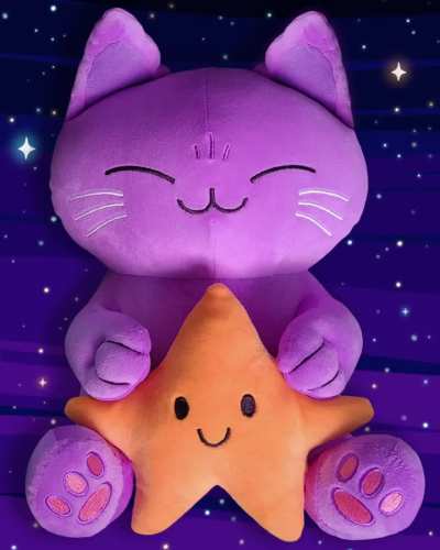 PURRPLE CAT PLUSH IS HERE!!! 😻😻😻😍😍😍🔥🔥🔥💜💜💜