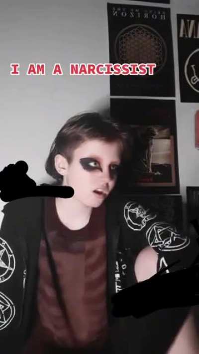 BIO: "Fully coming to terms with it." 14 year old with Narcissistic Personality Disorder. -_-