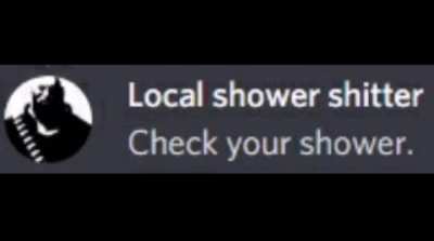 somebody shat in my shower, again
