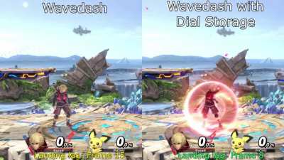 Shulk's Dial Storage showcase! "Melee's" wavedashing, wavelanding and L-Canceling!