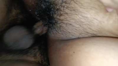 Breeding my chubby asian cumslut from behind
