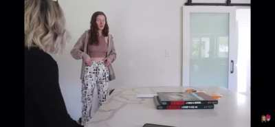 Erin showing off