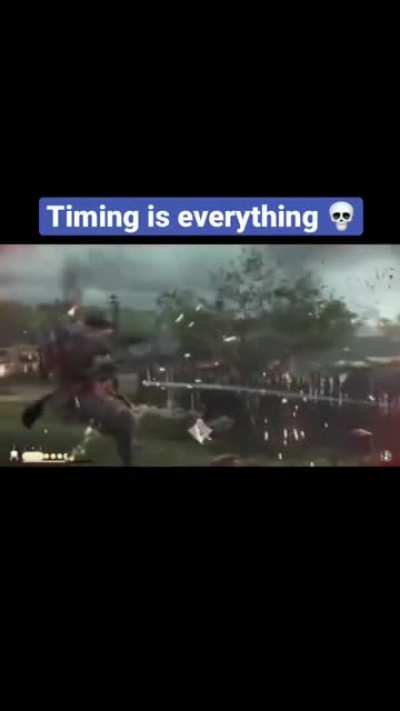 Timing is everything