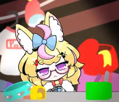 Just Polka Being Polka while playing games.