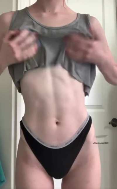 Would you cum on my small tits if I asked you to?🥺💗