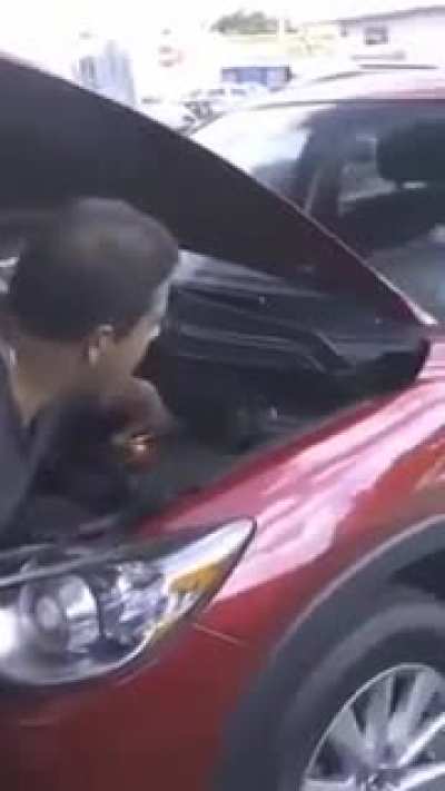 Start the car when I tell you...