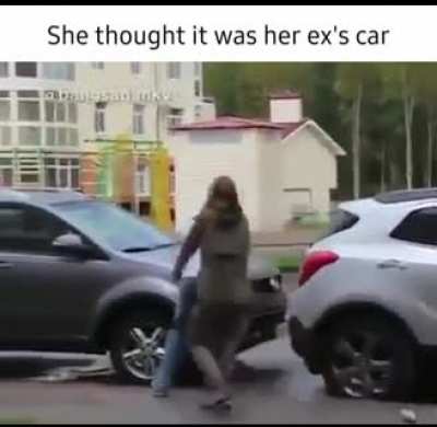 Wrong car