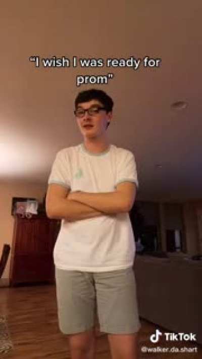CHAD LOOKING ABSOLUTELY STUNNING IN HIS PROM OUTFIT