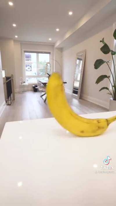 Turning into a banana