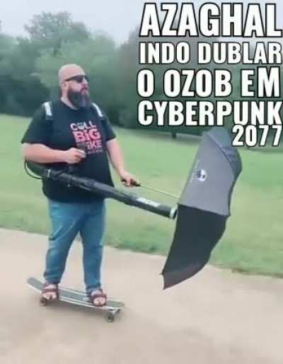 Muita satisfa&ccedil;&atilde;o em ver algu&eacute;m como o Azaghal em um jogo como o Cyberpunk 2077!!!