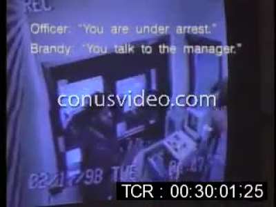 In 1998, Officer Michael McDonald loses track of his money, blames teenage Wendy's worker, pepper sprays &amp;amp; arrests her, she was asthmatic. Thankfully he was fired.