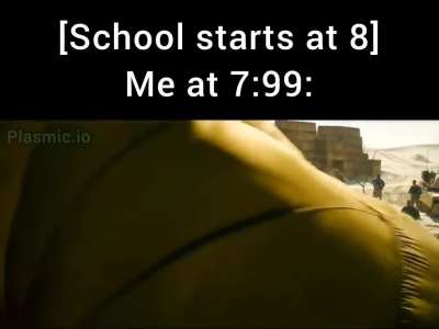 You snooze you lose 