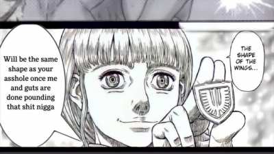 Guts and Rickert confront Griffith (new chapter leak)