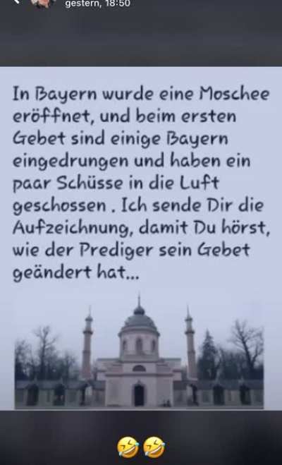 Das hat der Frank vorhin rausgehauen 🤣🤣🤣🤣 Da hat er aber ganz schnell seine Religion gewechselt 🤣🤣🤣 Darauf erst mal ein Weizen und ne Schweinshaxe 🤣🤣🤣 Prost Leute 🍺🍺🍺 GaLiGr&uuml; G&uuml;nther