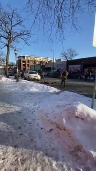 Alternative angle of the ICE shooting.