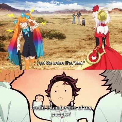 Could Titan be "one" of his people?