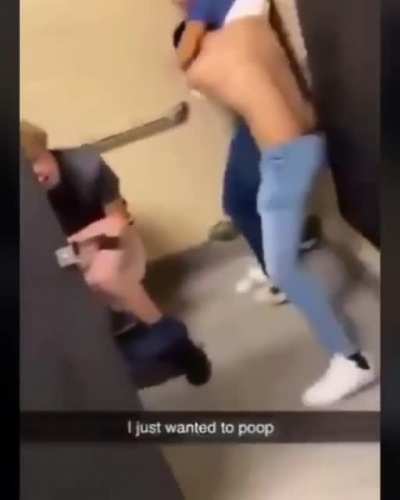 He just wanted to poop