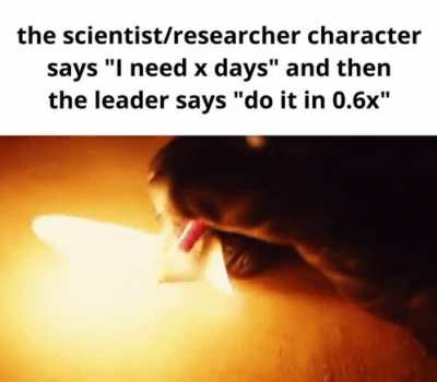 We're out of time