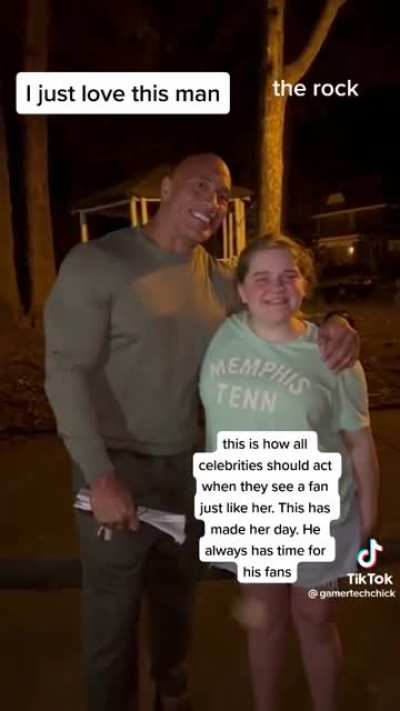 The Rock is a national treasure.