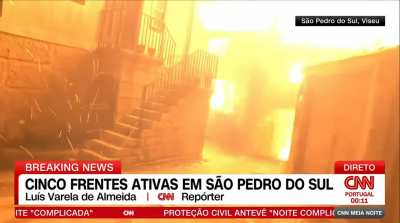 Explos&atilde;o em Direto na CNN - S&atilde;o Pedro do Sul