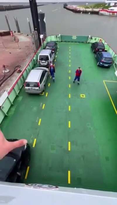 A must if you&rsquo;re on a car ferry.