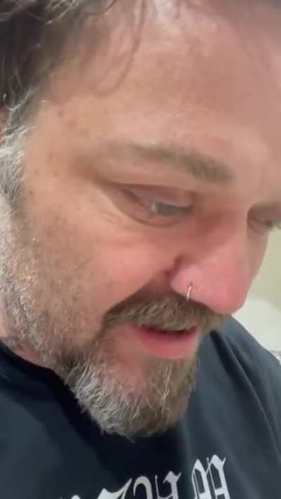 Bam Margera having a drunken mental breakdown and vomiting on Instagram