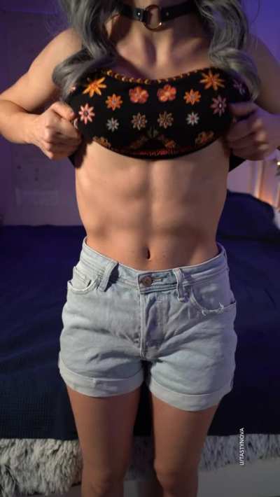 Fun fact: My abs flex when I cum ;) [OC]