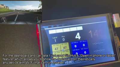I had a spare RPi2, so I decided to turn it into a car dashboard for racing games