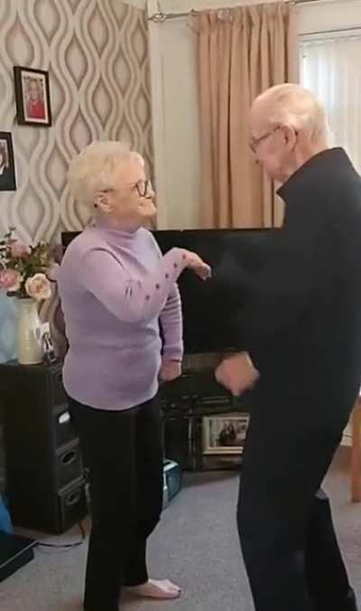 Love moment. When old man &amp;amp; woman filing love.