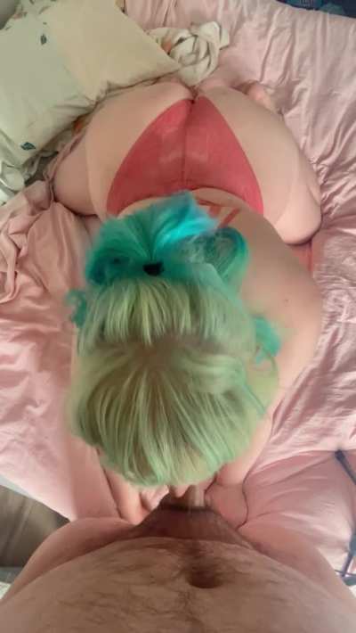 It&rsquo;s so fun having his cock grow in my mouth