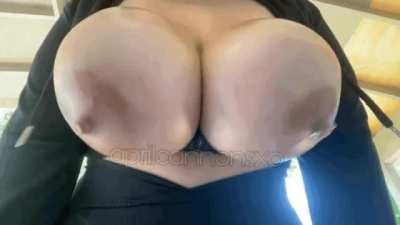 Do you like the way my tits bounce? [OC]