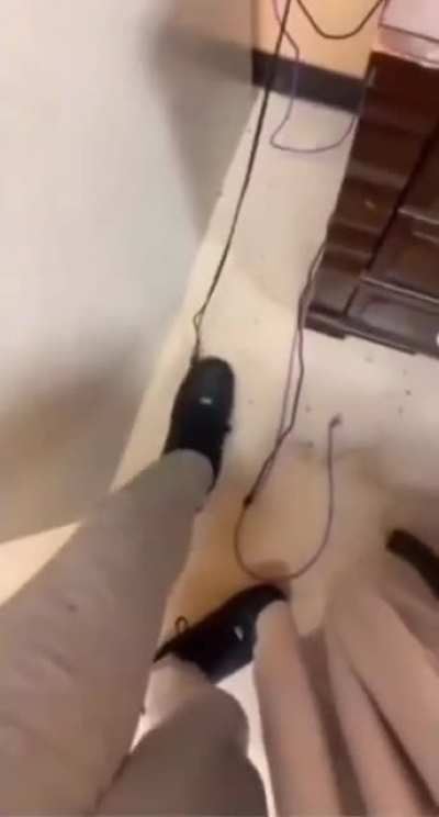 Bro is trying to put it out like a candle