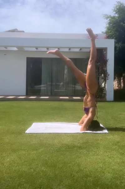 Yoga from story today 🥵