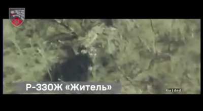 Units of the 3rd SSO regiment found and destroyed a Russian R-330Zh Zhitel EW complex