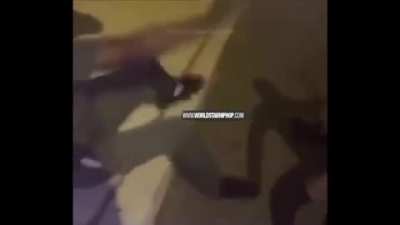 Dude whips his wife new boyfriend with a belt after finding out he whooped his son