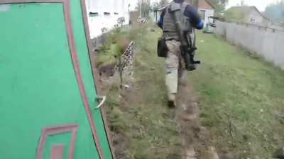 GoPro of Foreign Fighter Destroying Russian BMP