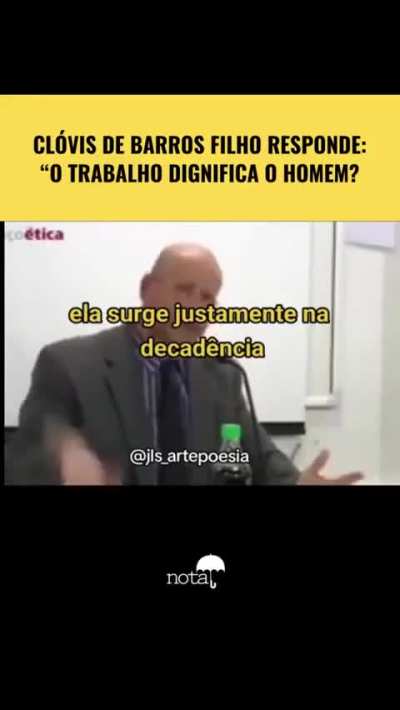 O trabalho enobrece o homem?
