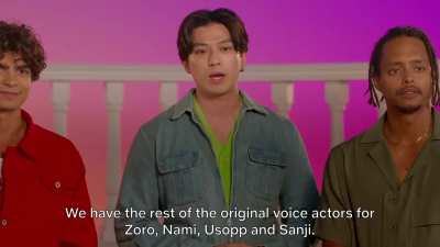 Live action luffy meets Luffy&acirc;s voice actress