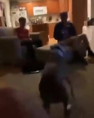 he do a flip