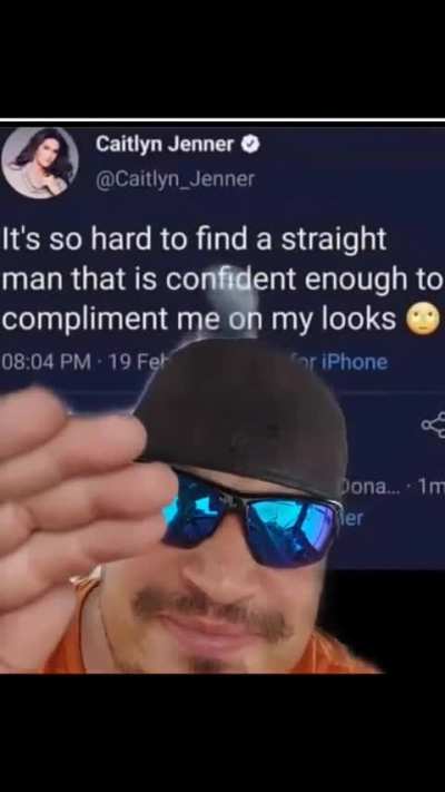 To get a compliment 