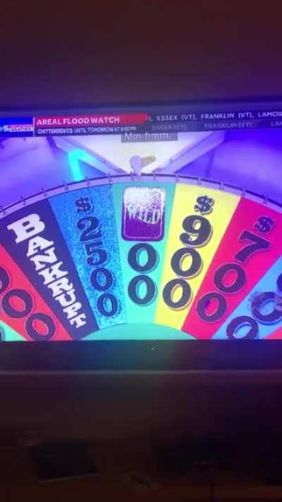 Pat Sajak givers her the D 😂😂😂