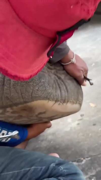 Tedious job to remove that