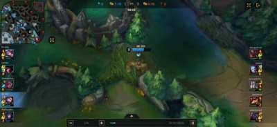A bliz stealing a blue from the jungle