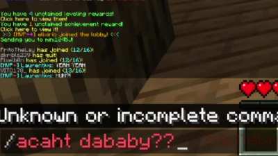Meeting DaBaby in Minecraft