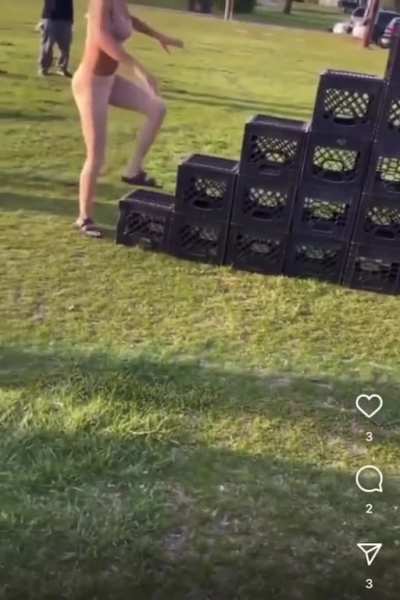 Crate challenge gone wrong