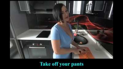 Mom helps horny son