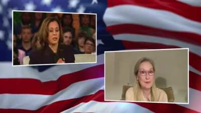 Kamala Harris responds to Meryl Streep's question: "What happens when you win and he doesn't accept it?" 