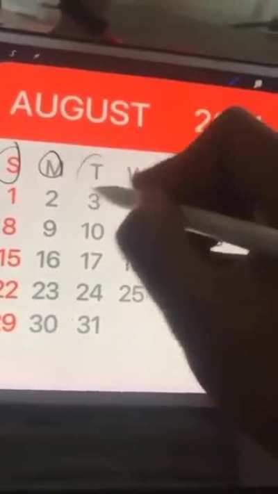 The days of the week
